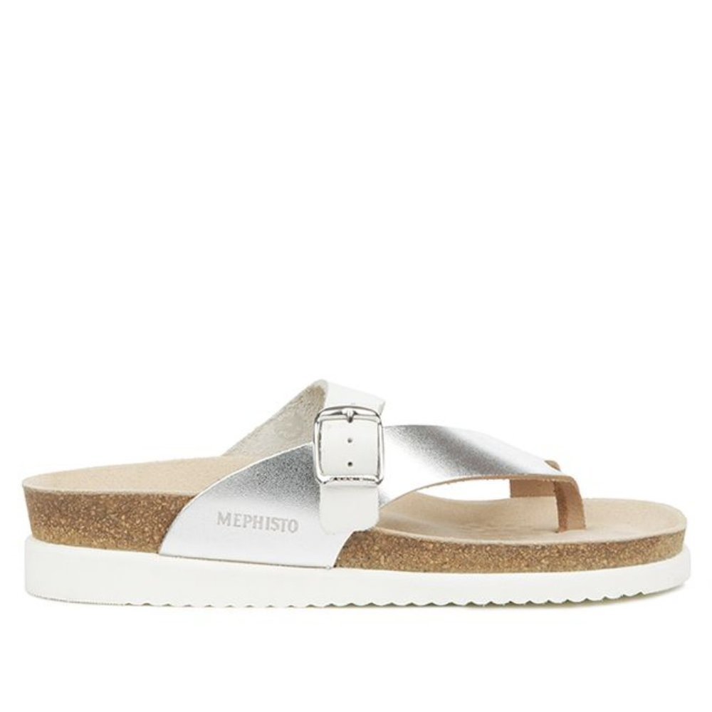 Mephisto Women's Helen Mix Thong Sandals – Comfortable Cork Footbed